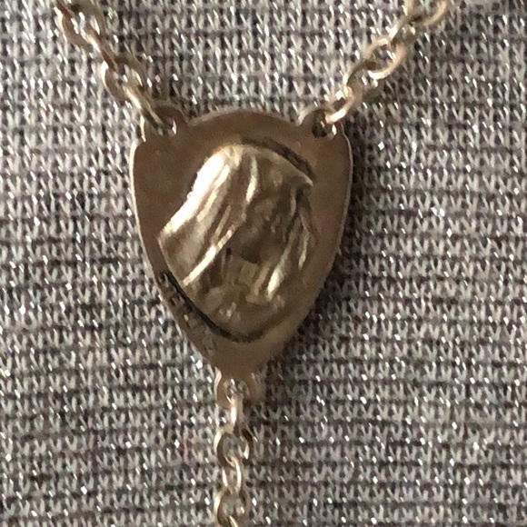 Sterling Silver Rosary from Jerusalem with Christ Jesus, Virgin Mary, crucifix - Picture 6 of 9